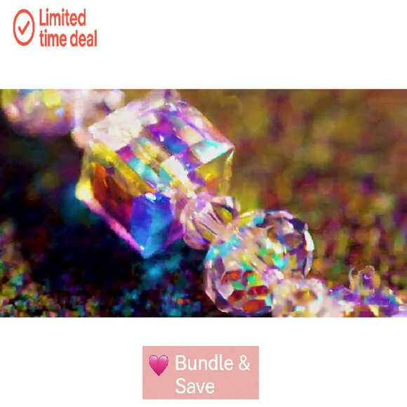 Sterling Silver Crystal Bracelet 7"+2" Extension, Gift Box, Women's Jewelry - Picture 8 of 8